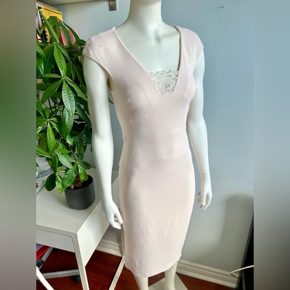 Antonio Berardi Peach Sheath Dress US 4 IT 40 - Picture 5 of 13